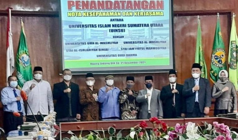 PENANDATANGANAN MOU BERSAMA UNIVERSITAS ISLAM NEGERI SUMATERA UTARA