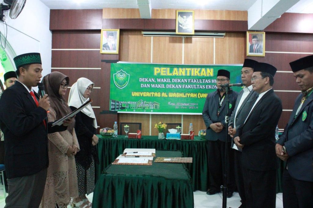 PELANTIKAN DEKAN DAN WAKIL DEKAN FAKULTAS HUKUM DAN FAKULTAS EKONOMI 2023 - 2027
