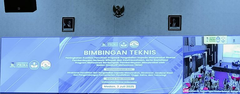 LPPM Universitas Al Washliyah Medan Mengkuti Bimtek Penulisan Proposal Pengabdian dan Sosialisasi Program Mahasiswa Berdampak Oleh LLDIKTI WILAYAH 1